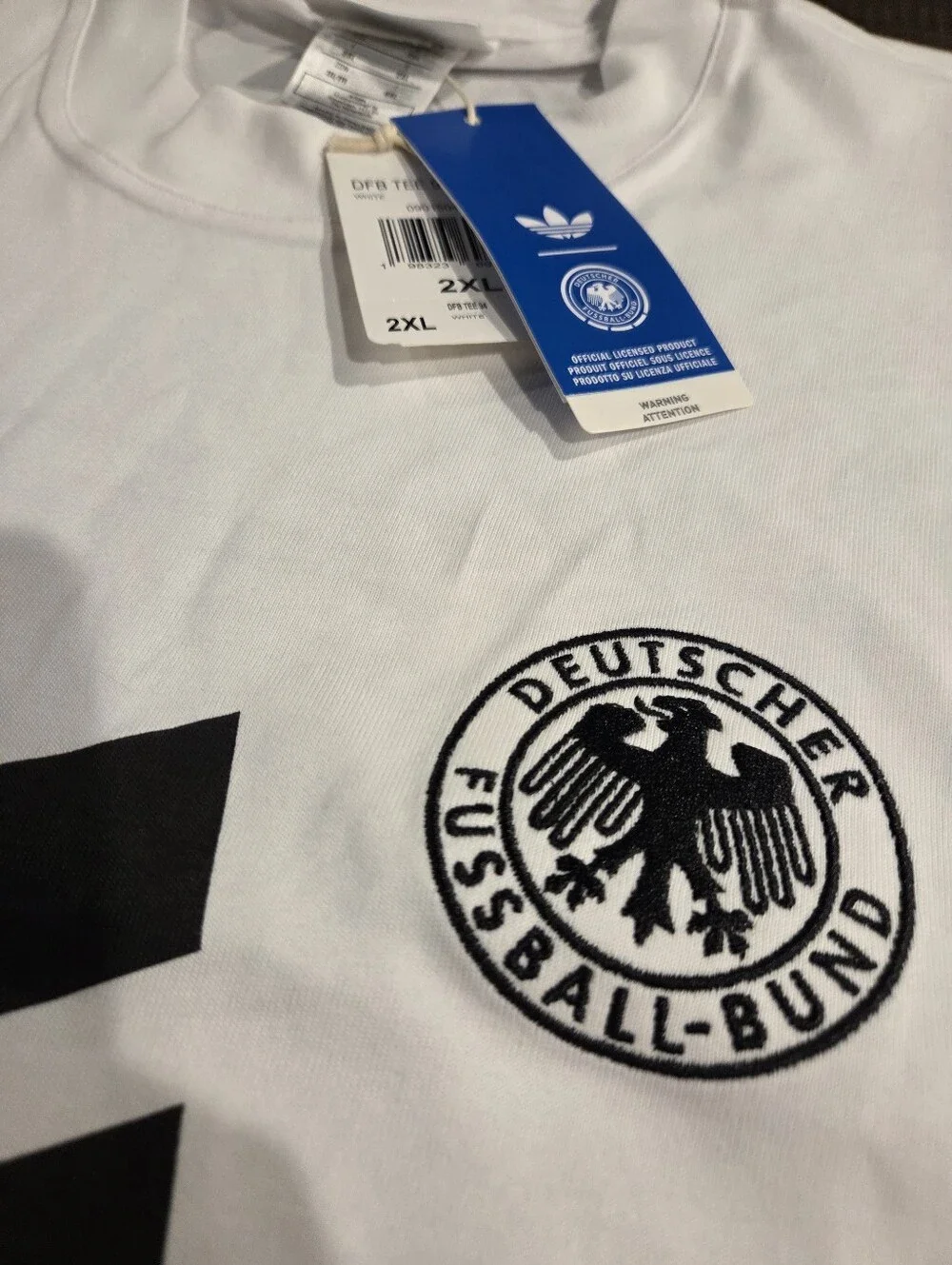 Adidas 1994 German Soccer Tee Jersey Men's Size 2XL